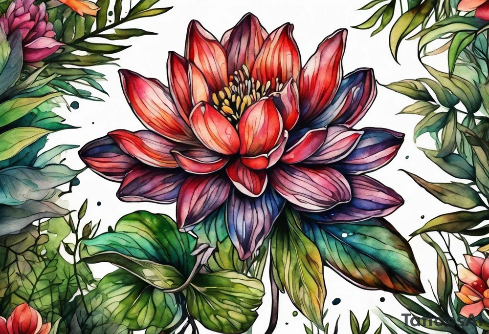 forrest floor tattoo idea
