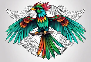 Quetzal tattoo idea