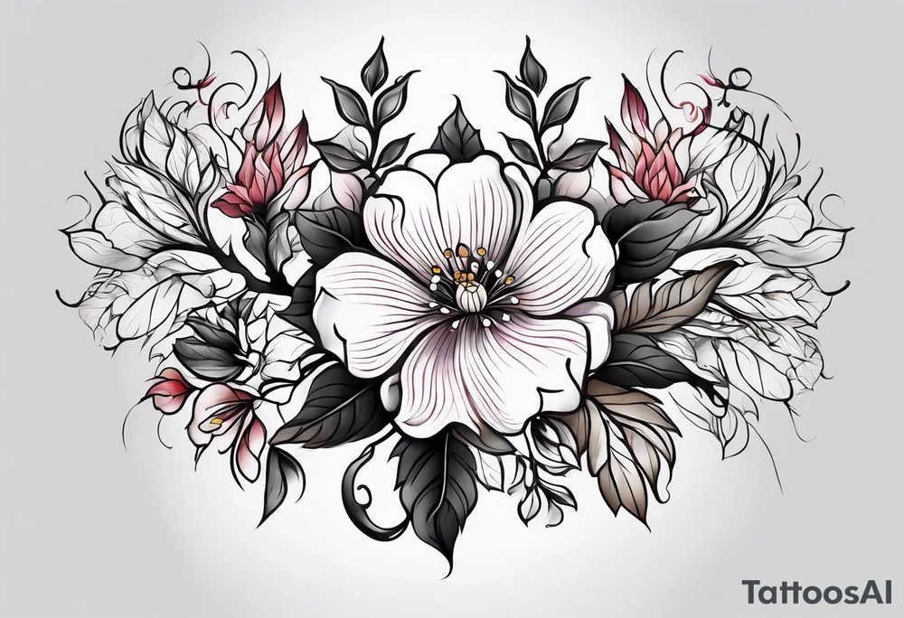 hawthorne branch tattoo idea