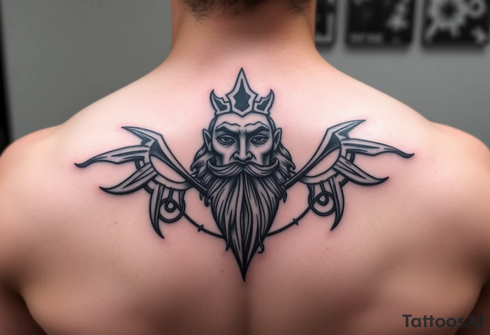 poseidon tattoo idea