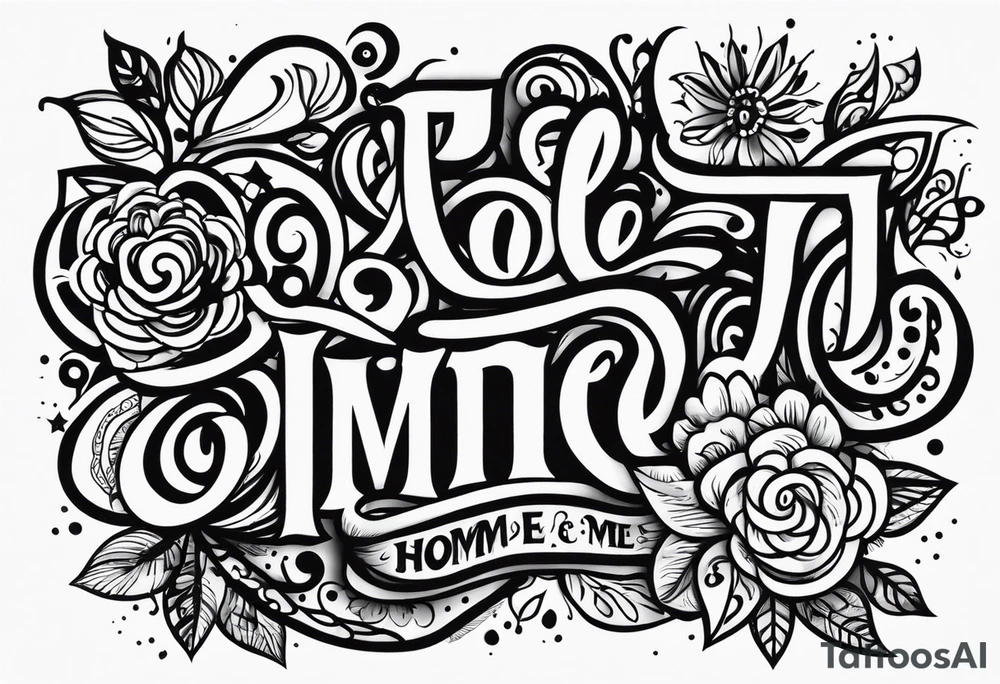 Pai e mãe homenagem tattoo idea