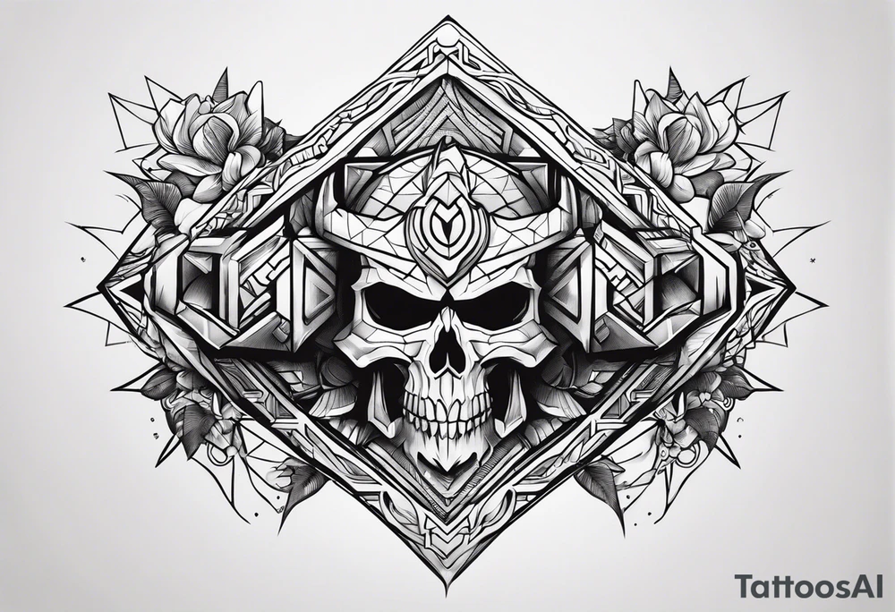 armband, doom 2016 style tattoo idea