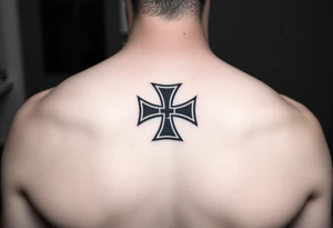 german iron cross tattoo idea