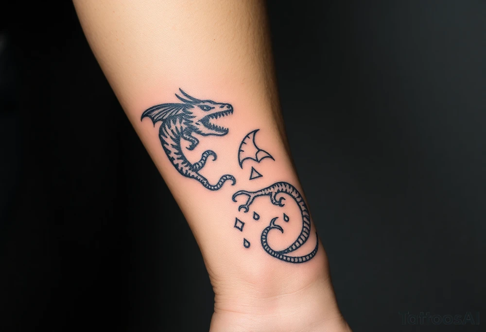 medieval woodcut sea map monsters tattoo idea
