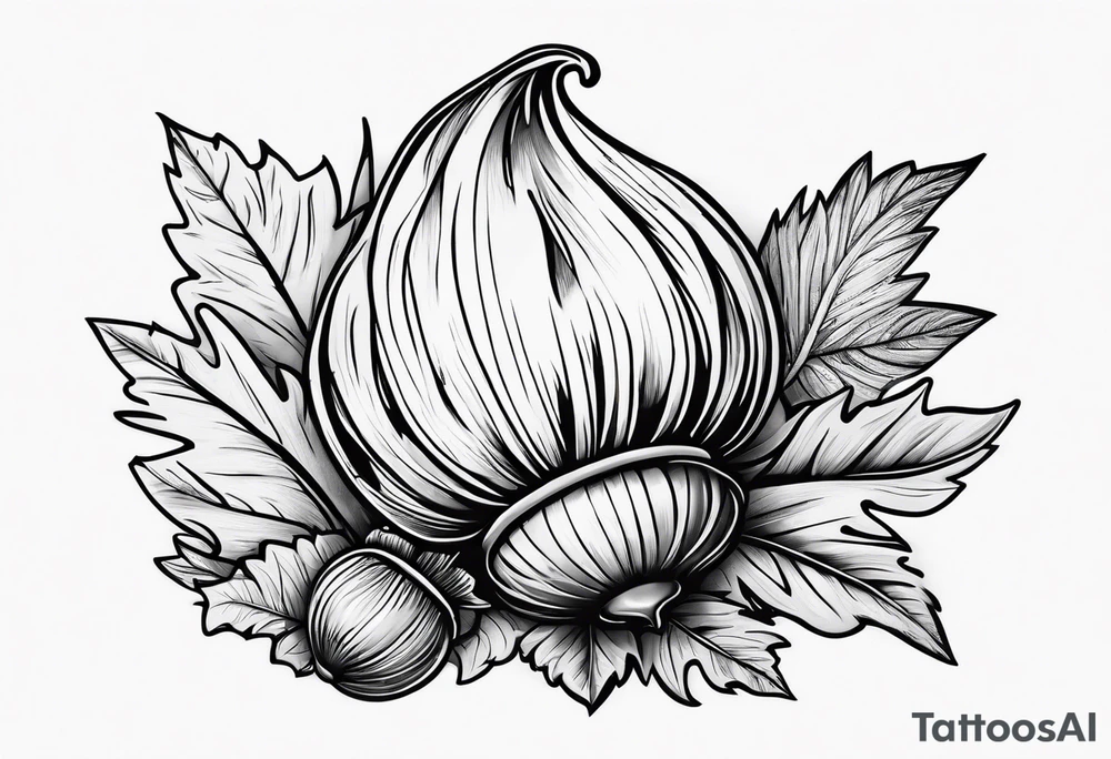 Acorn tattoo idea