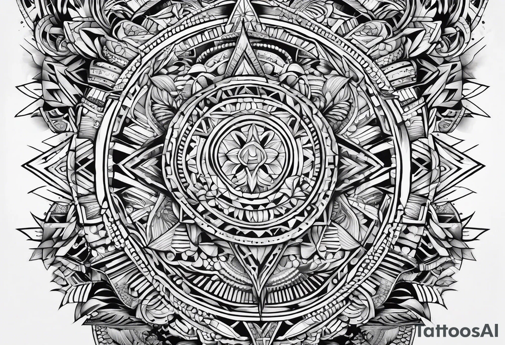 Polynesian minimal neck  tattoo tattoo idea