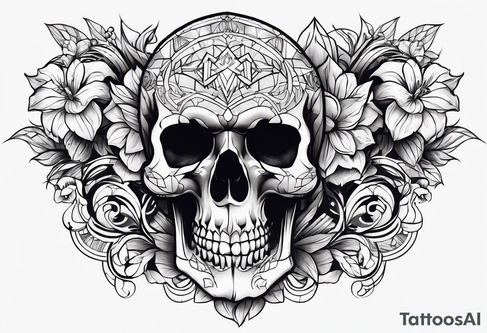 Skulls tattoo idea