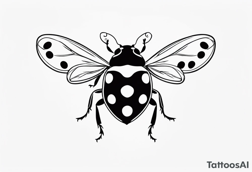 Ladybug tattoo idea