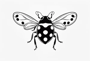 Ladybug tattoo idea