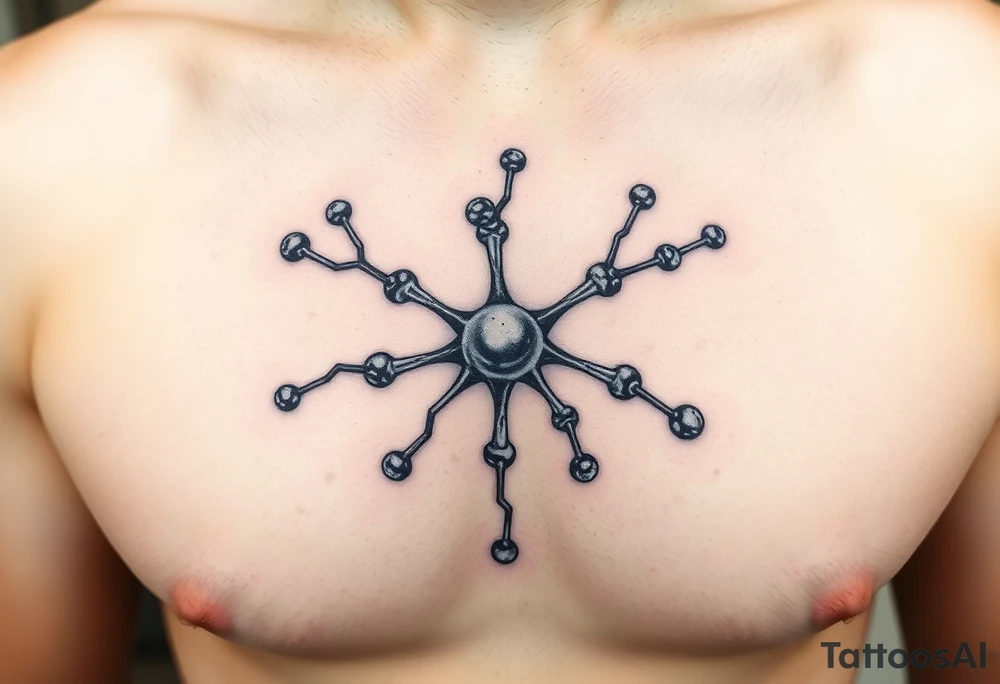 molecular structure tattoo idea