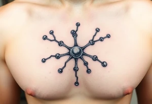 molecular structure tattoo idea