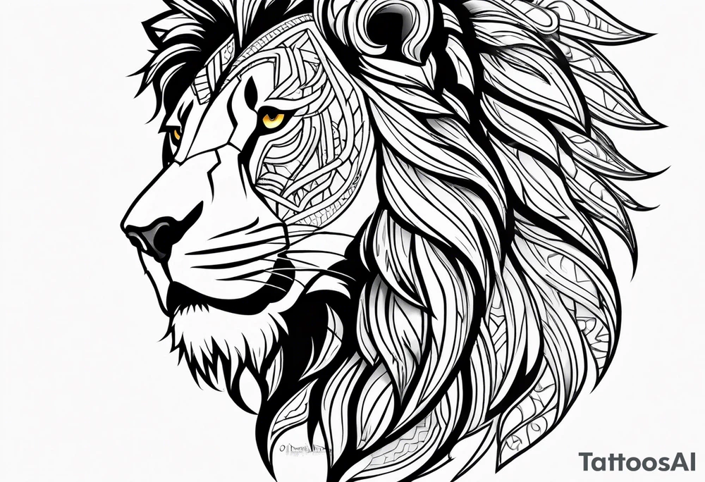 lion king tattoo idea