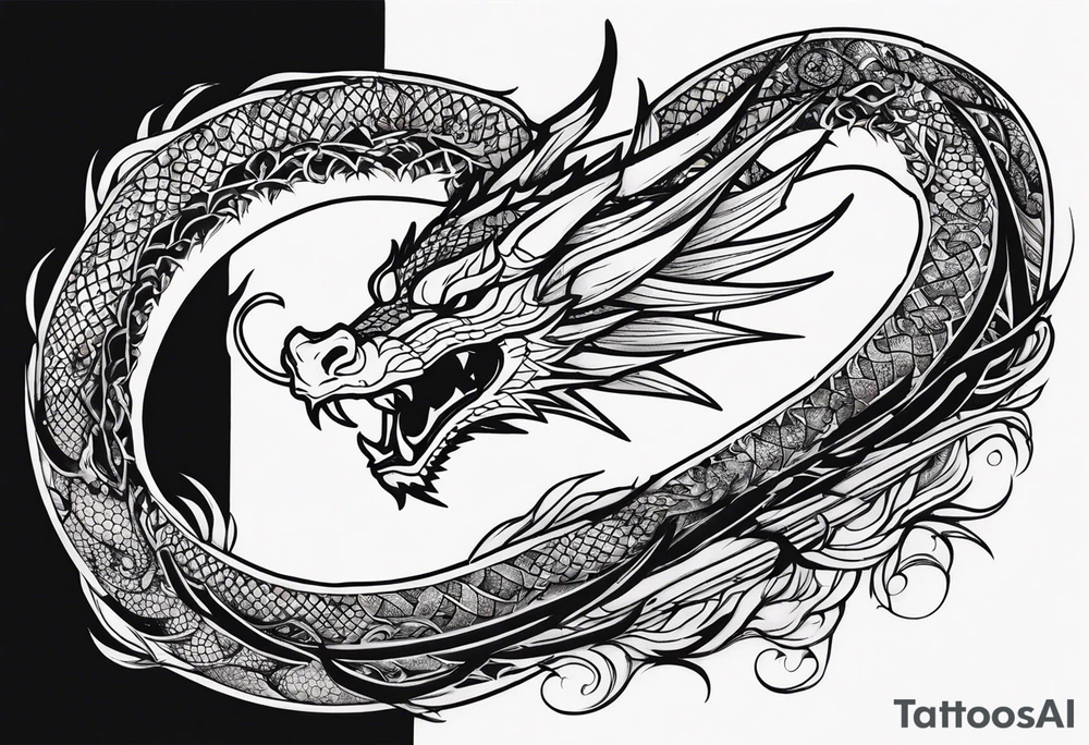 Dragon tattoo idea