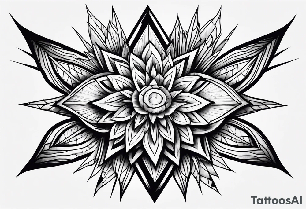 spike tattoo idea