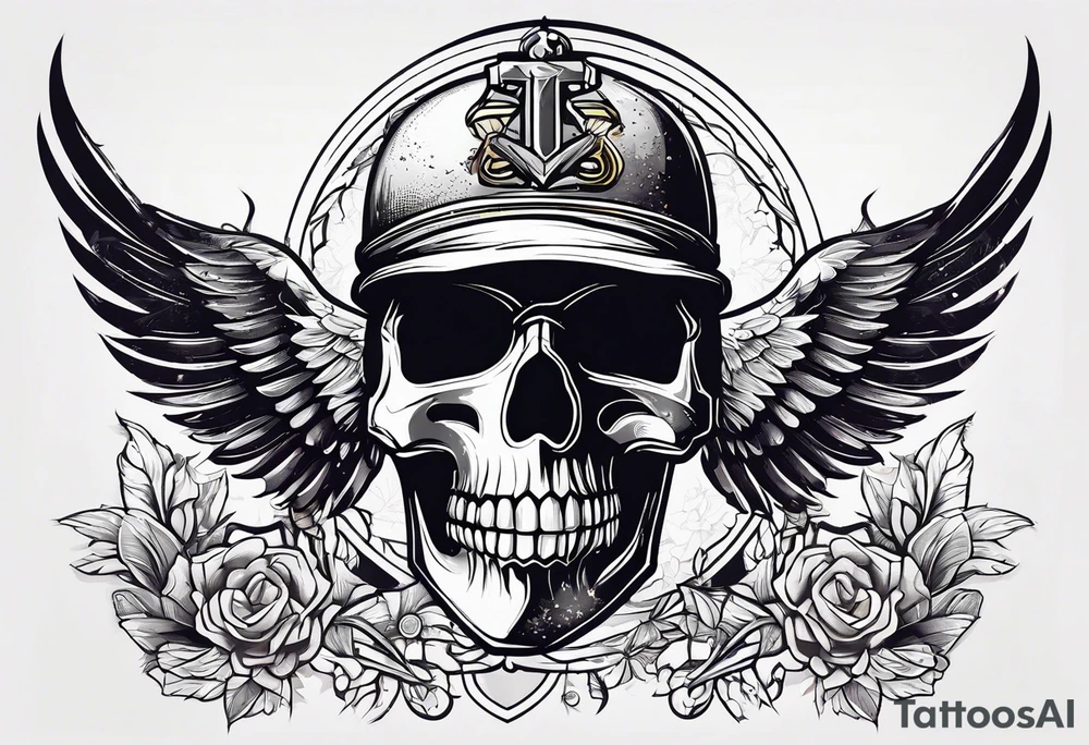 free masonry symbol , rectangle tattoo idea