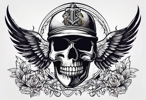 free masonry symbol , rectangle tattoo idea