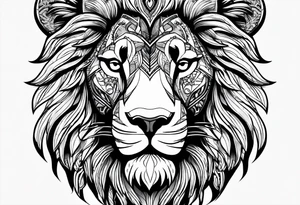 Lion leo tattoo idea