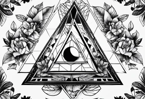 triangle tattoo idea