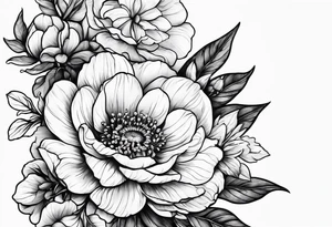 February and October birthflowers tattoo idea