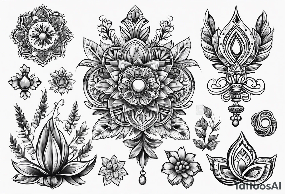 Ukraine symbols tattoo idea