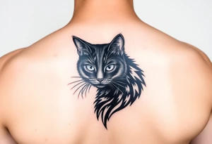 Black Cat tattoo idea
