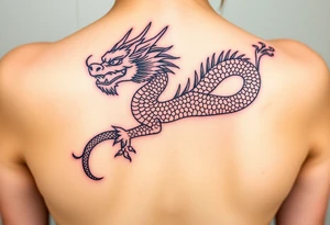 Chinese dragon tattoo idea