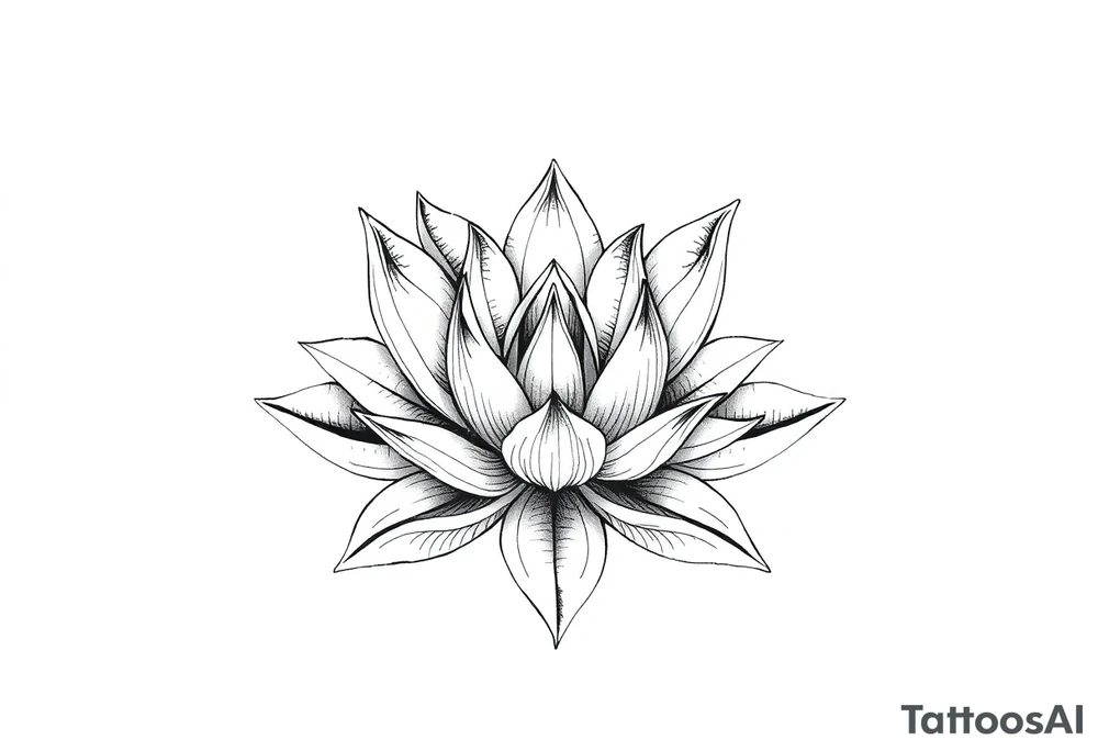 Water lily, earth, air, water, wiccan tattoo idea