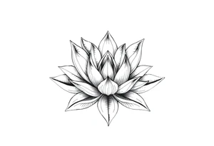 Water lily, earth, air, water, wiccan tattoo idea