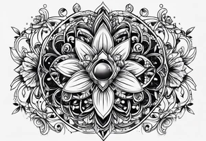 caffeine structure tattoo idea