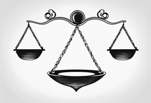 Tip the scales tattoo idea