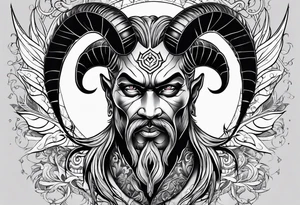 devil tattoo for the chest tattoo idea