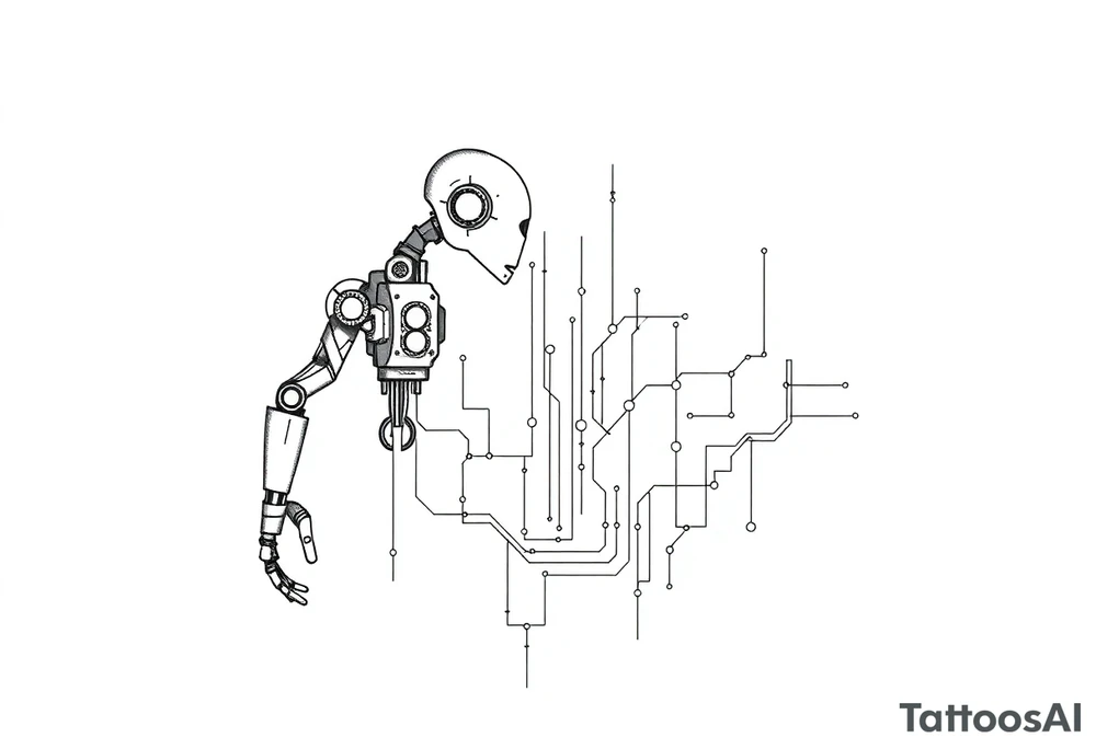 Robots, plc's, ladder logic, electronics tattoo idea