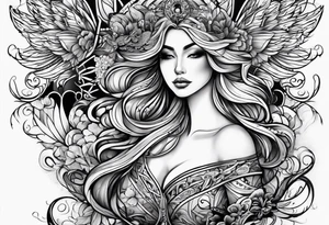 body Chest 
Vesearce pattern tattoo idea