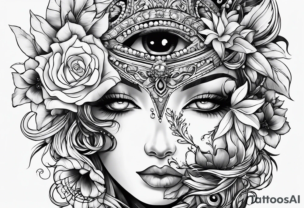 The word “healed” tattoo idea