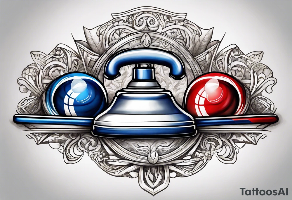 Sport of Curling tattoo idea