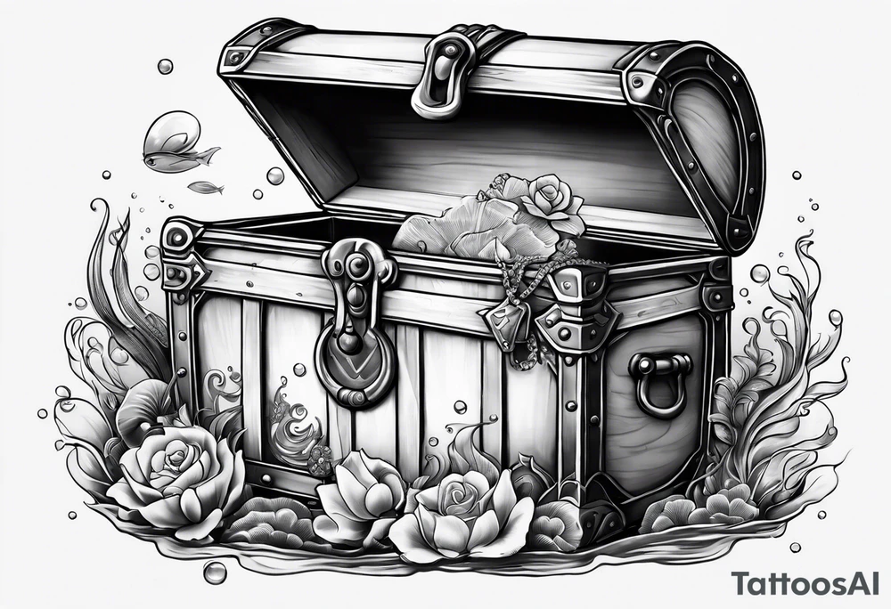 Full treasure chest
Feminine
Underwater tattoo idea