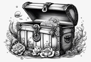Full treasure chest
Feminine
Underwater tattoo idea