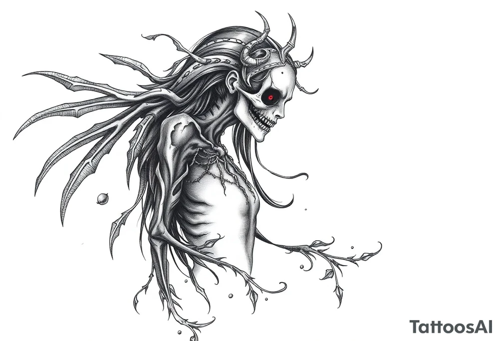 Headless death bringer tattoo idea