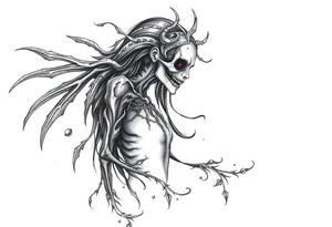 Headless death bringer tattoo idea