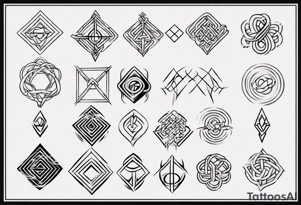 Prime knot 6,1 but very simple and clean tattoo idea