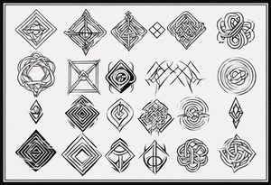 Prime knot 6,1 but very simple and clean tattoo idea