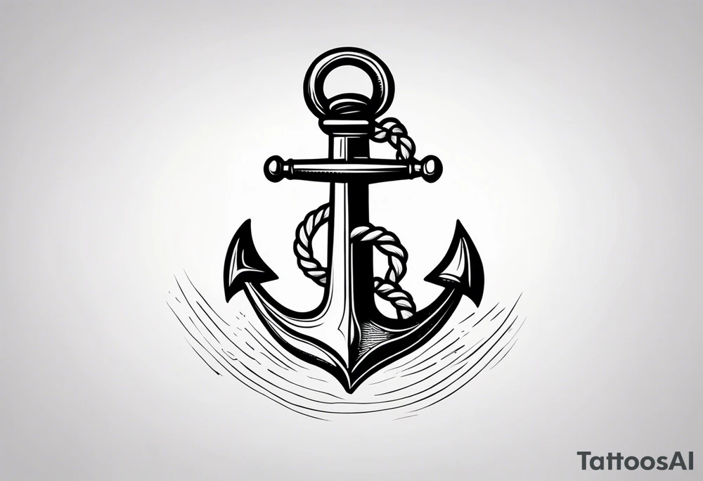 Anchor tattoo idea