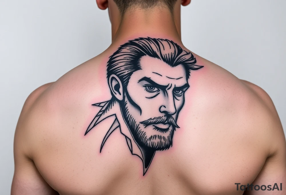 half tattoo tattoo idea