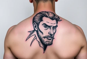 half tattoo tattoo idea