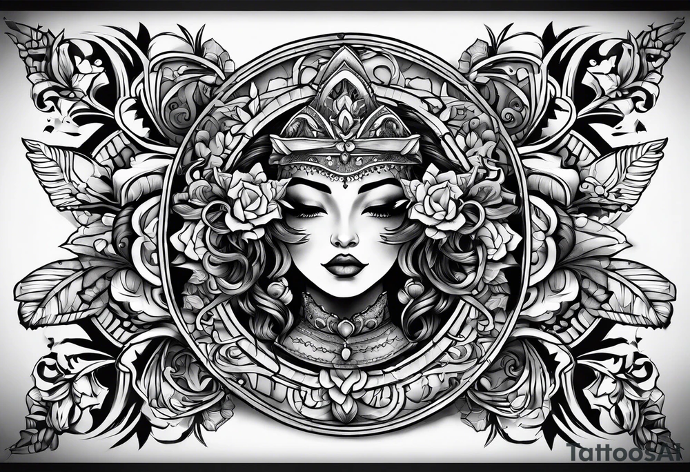 The word “healed” tattoo idea