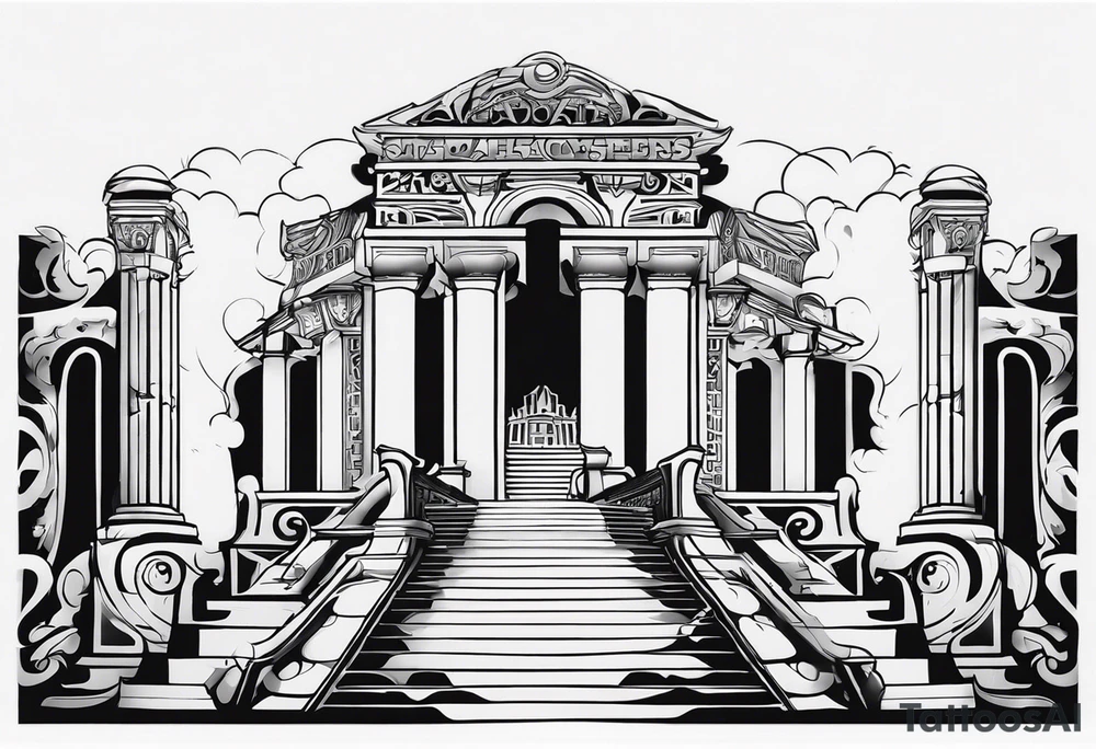 Valhalla steps
 Walls fog tattoo idea