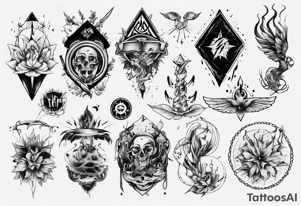 Sexy tatoo menage FMF tattoo idea