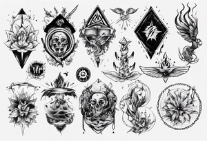 Sexy tatoo menage FMF tattoo idea