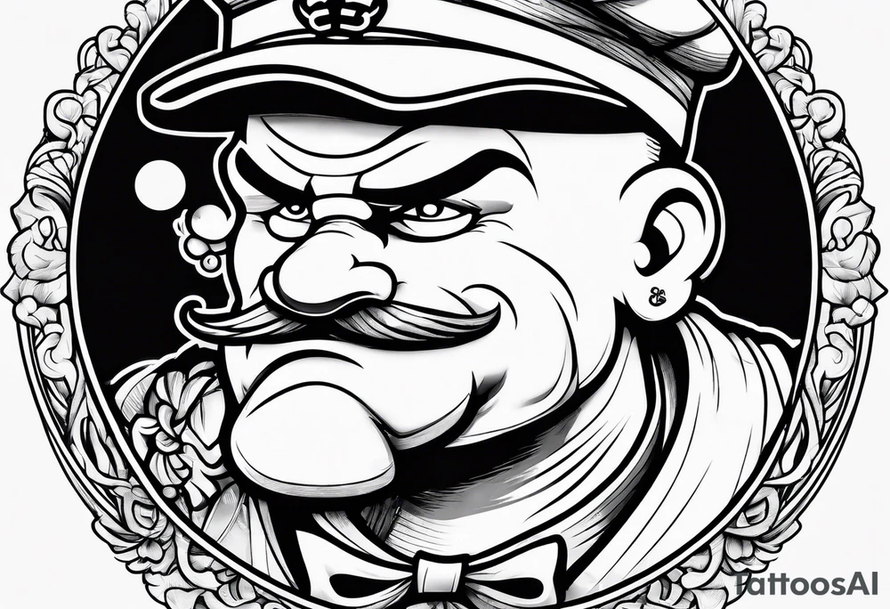 Popeye tattoo idea