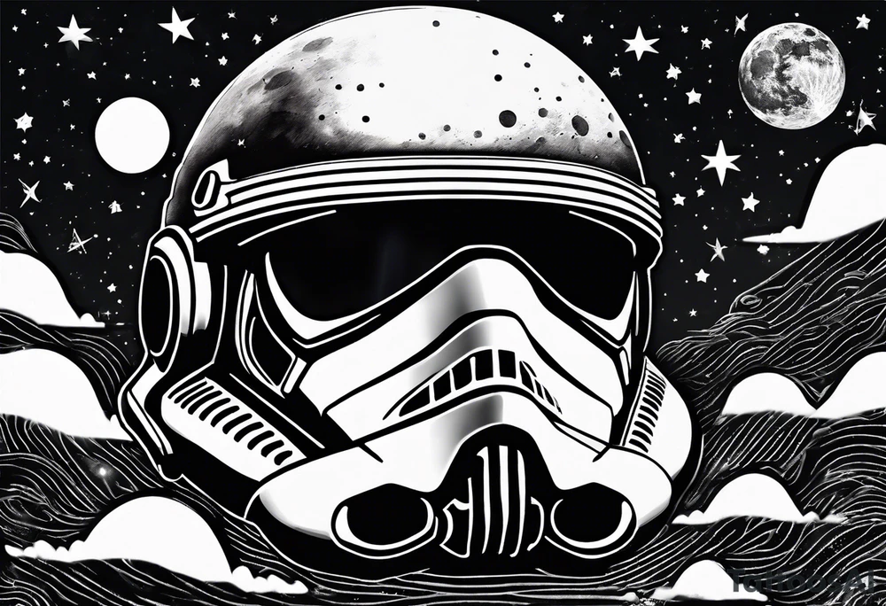 dark side on the moon tattoo idea